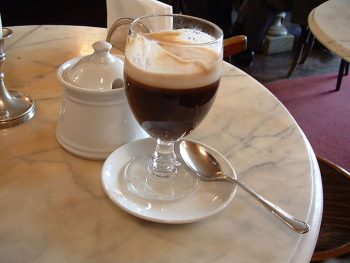 Torino Bicerin , caffè, cioccolata e panna