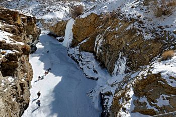 Ladakh Il Fiume Zanskar ghiacciato