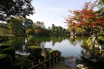 Giappone Il giardino Kenrokuen a Kanazawa