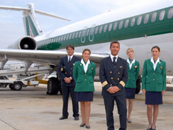 Hostess e piloti Alitalia