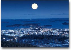 Kuopio di notte (Foto:Kuopio Tourist Service)