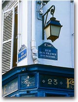 Marais Rue des Francs Bourgeois