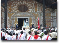 Bolivia Processione alla Misiòn Concepciòn
