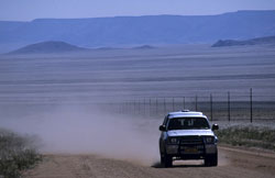 Pista verso il Fish River Canyon