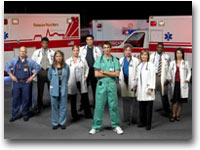 E.R. contro Chicago Hope 1 Il cast di E.R.