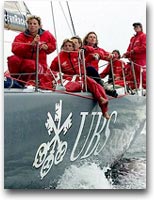 barca L'equipaggio "in rosa" della Volvo Ocean Race del 2001