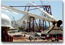 Atene, Olimpiadi in arrivo 2 I lavori di copertura del nuovo stadio a maggio