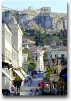 L'Acropoli vista dalla città