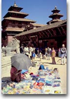 KatmanduUn mercato a Katmandu