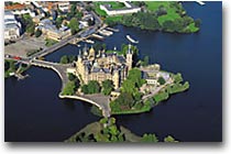 Il castello di Schwerin nel Meclemburgo