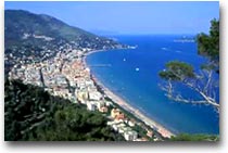 Alassio vista dall'alto