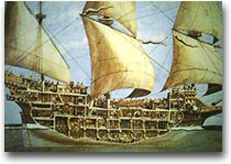 Não de Manila, la nave delle ricchezze 5 I livelli del galeone