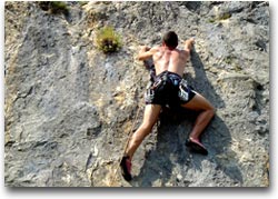 Luogo ideale per le arrampicate