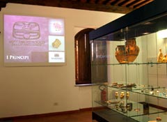Sala espositiva del museo archeologico