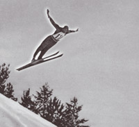 I primi salti dal trampolino 