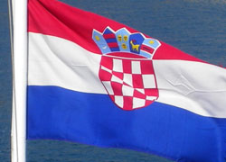 Dalmacija La bandiera croata