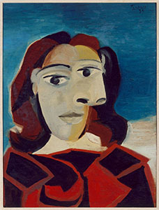 Pablo Picasso Ritratto di Dora Maar, 27 marzo 1939. Collezione del Museo Nacional Centro de Arte Reina Sofía, Madrid, DE01840