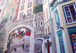 Nella Ville Basse un grande murales ripercorre la storia della città
