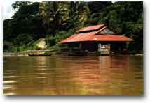 Un luogo di ristoro sul fiume