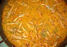 Paella mariscos