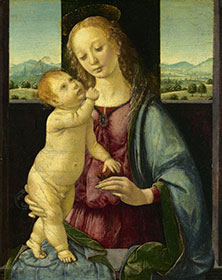 Leonardo Da Vinci, Madonna con Bambino, Washington National Art Gallery