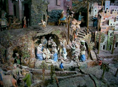 Il presepio costruito da Karl Klauda