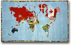 Alighiero Boetti, Mappa