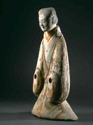 Civiltà cinese, Dama in ginocchio (mingqi), Epoque Han