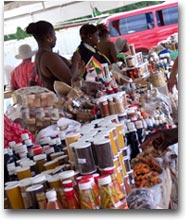 Prodotti misteriosi sulle bancarelle