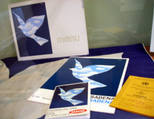 La colomba disegnata da Magritte diventa il logo distintivo della compagnia di bandiera Sabena