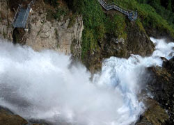 La cascata Stuibenfall © Ötztal Tourismus
