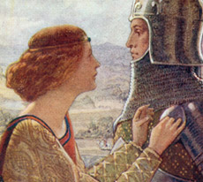 Appassionarsi a Francesca 2 W. Mattews, Illustrazione di copertina di W.E. Sparkes, particolare