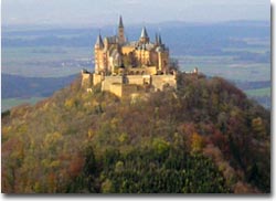 Il castello degli Hohenzollern a Tubinga