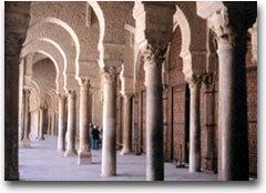 Kairouan, arcate nella Grande Moschea