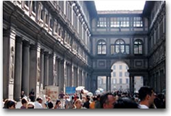 Veduta degli Uffizi dal piazzale