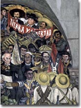Città del Messico, Palacio Presidencial. All'interno i murales di Diego Rivera raccontano la Rivoluzione