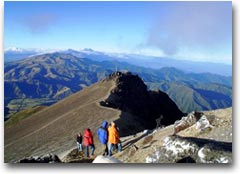Panorama dalle vette del Pichincha