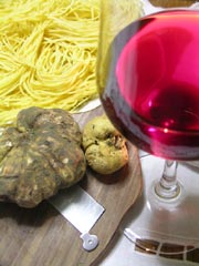Vino e tartufo, connubio divino