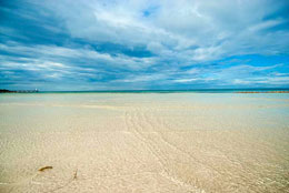La spiaggia di Emu Bay
