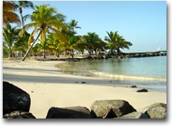 Spiaggia Club Med a Sainte Anne