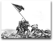 Iwo Jima, 1945. Foto: Joe Rosenthal