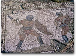 Archeologia a Cipro Resti della pavimentazione