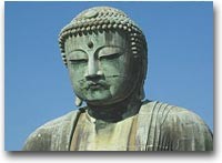 Giappone Budda al santuario del Grande Budda a Kamakura