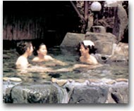 Giappone Un "onsen", sorgente termale all'aperto