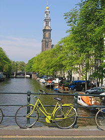Amsterdam, Canal and Westertoren