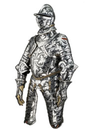 Un'armatura del 1550 dell'armaiolo Michael Witz