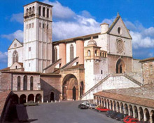 pellegrinaggio Assisi, la Basilca di San Francesco