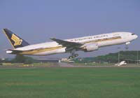 Nuova rotta Singapore-Milano-Barcellona 1 Boeing modello B777200ER