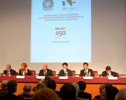 Il tavolo dei relatori con Michela Vittoria Brambilla