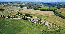 Veduta aerea di Buonconvento